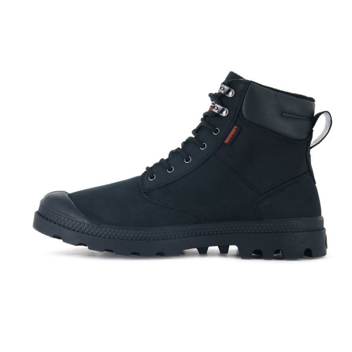 Dámské Boty Palladium Pampa Shield WP+ LUX Černé | CZ ODY-18R